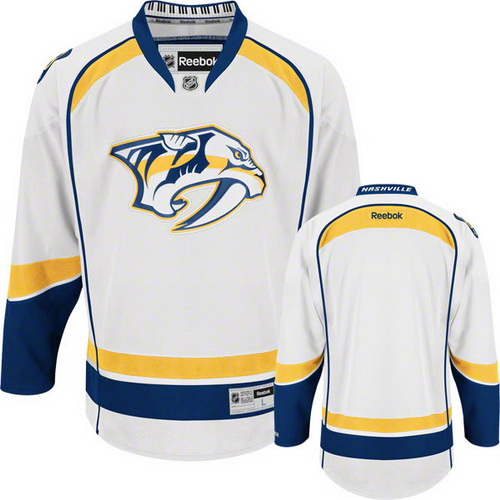 durable Nashville Predators Blank White NHL Hockey Jersey